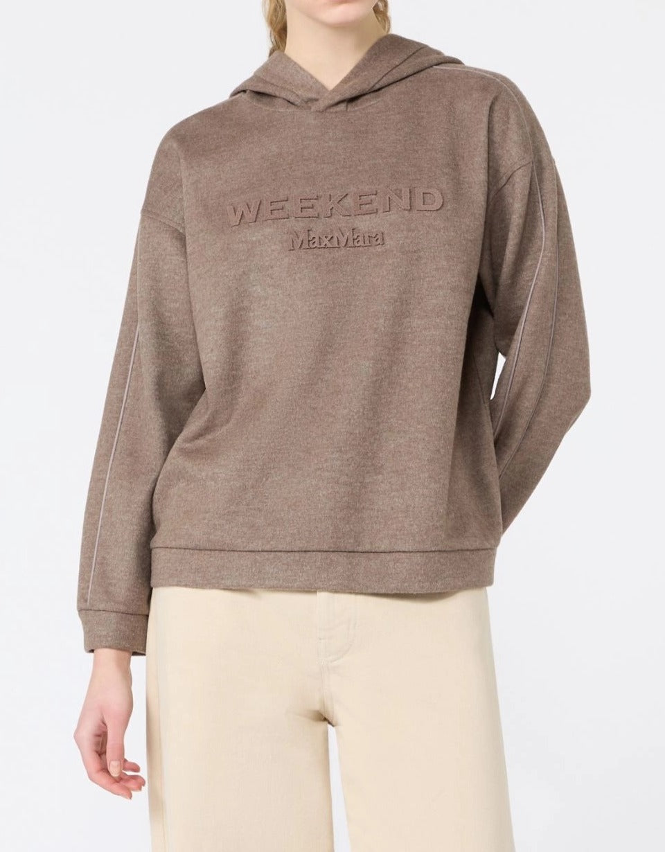 WEEKEND MAX MARA Felpa Donna Vetrino-Marron Glacè