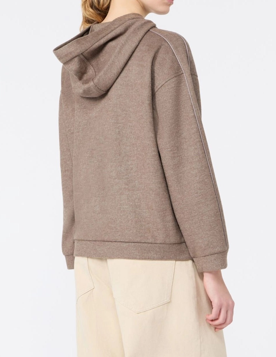 WEEKEND MAX MARA Felpa Donna Vetrino-Marron Glacè