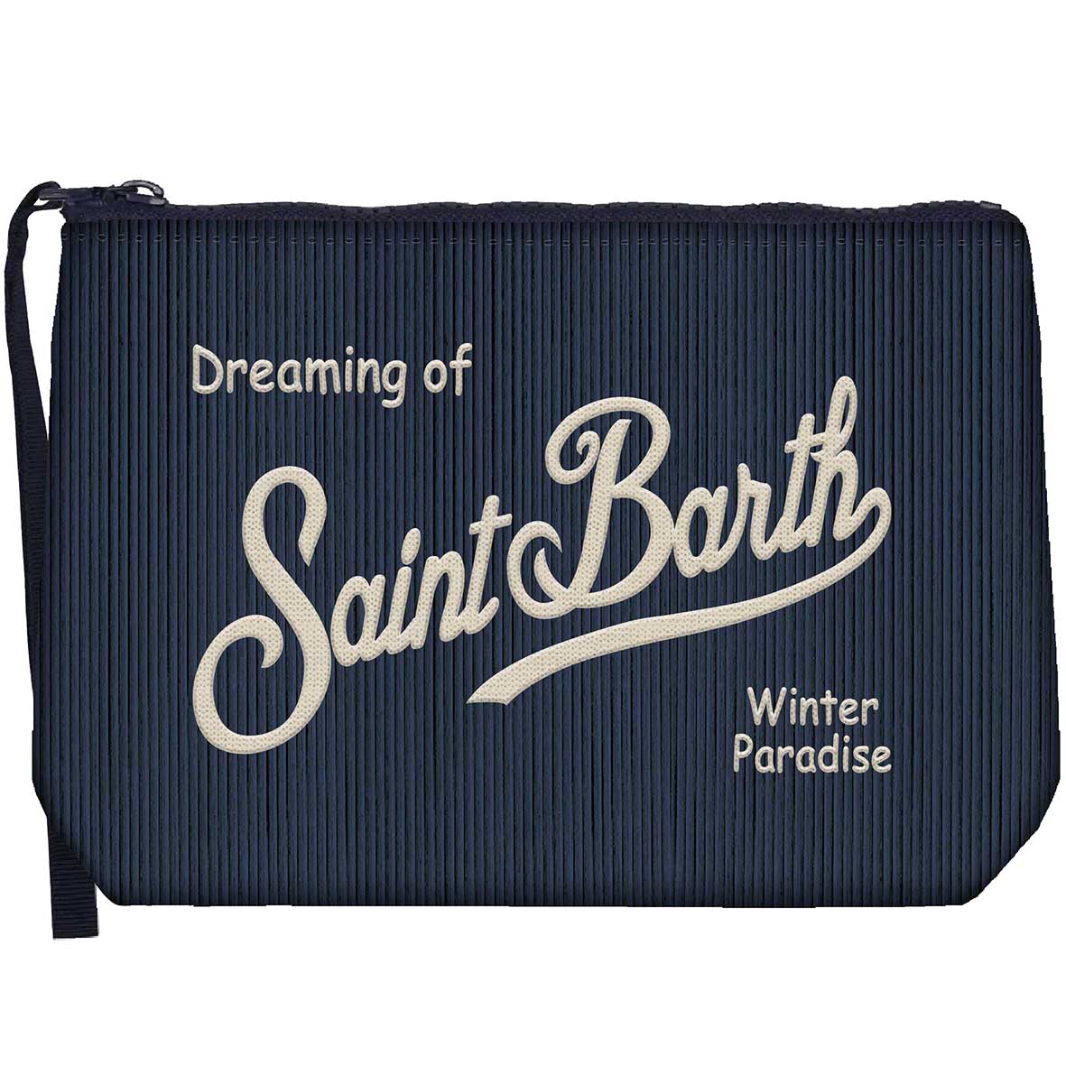 MC2 SAINT BARTH Pochette ALINE CORDUROY S-Navy