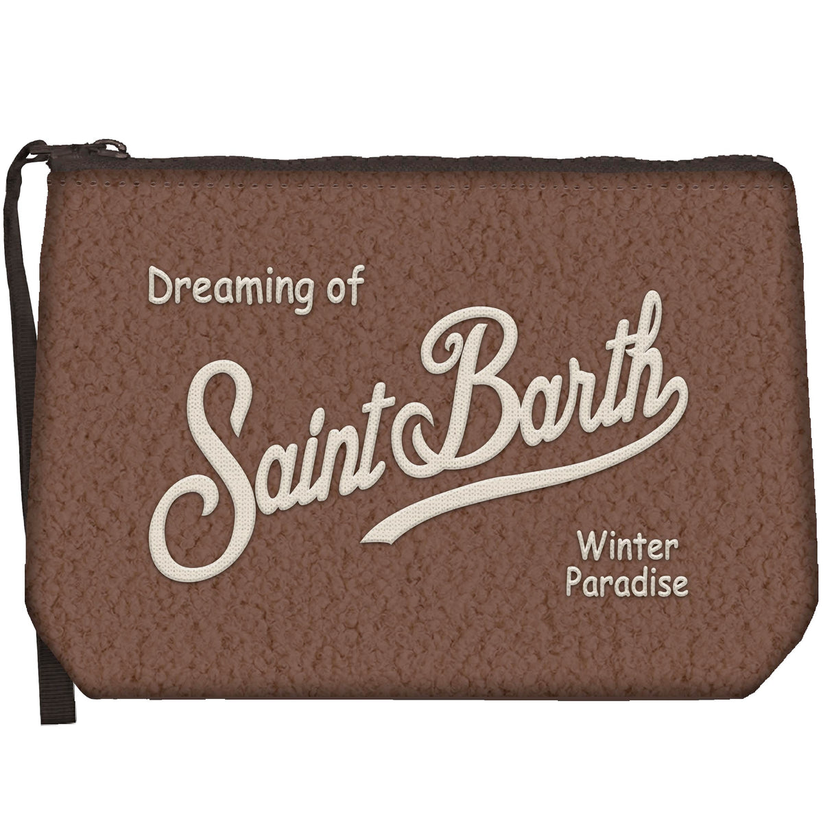 MC2 SAINT BARTH Pochette ALINE TEDDY-Marrone