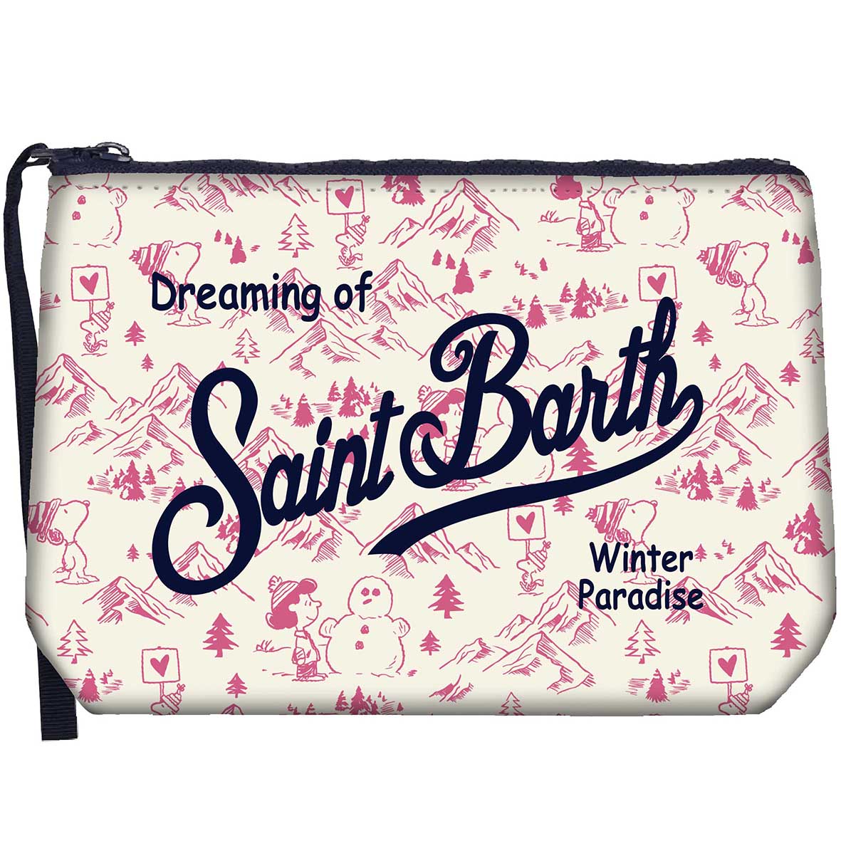MC2 SAINT BARTH Pochette ALINE W-Peanuts Panna/Rosa