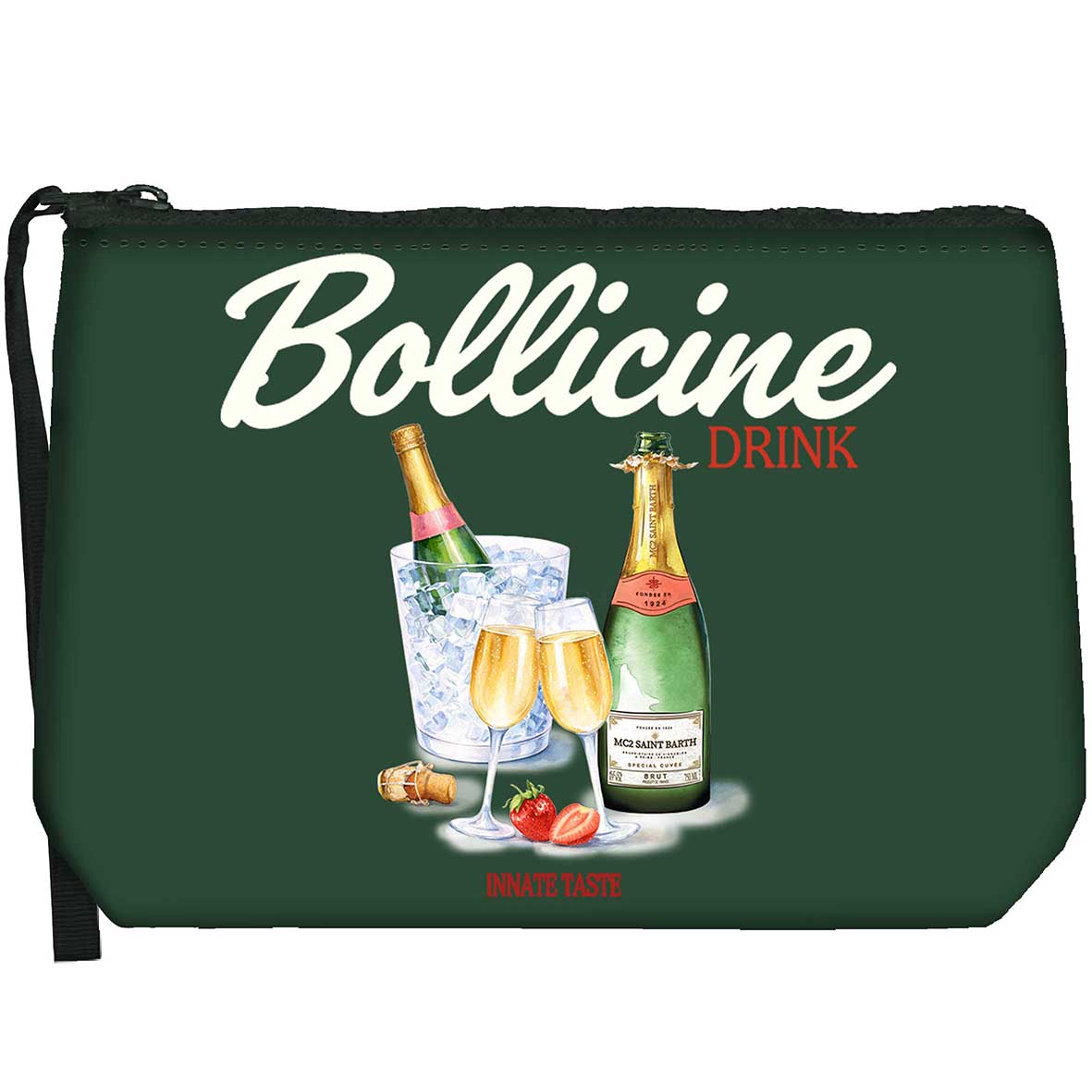 MC2 SAINT BARTH Pochette ALINE W-Bollicine British Green