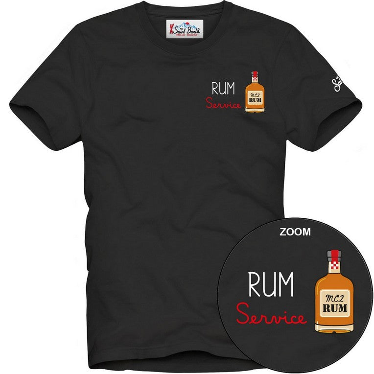 MC2 SAINT BARTH T-Shirt Uomo ARNOTT-Rum Nero