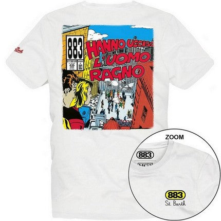 MC2 SAINT BARTH T-Shirt Uomo ARNOTT-883 Panna