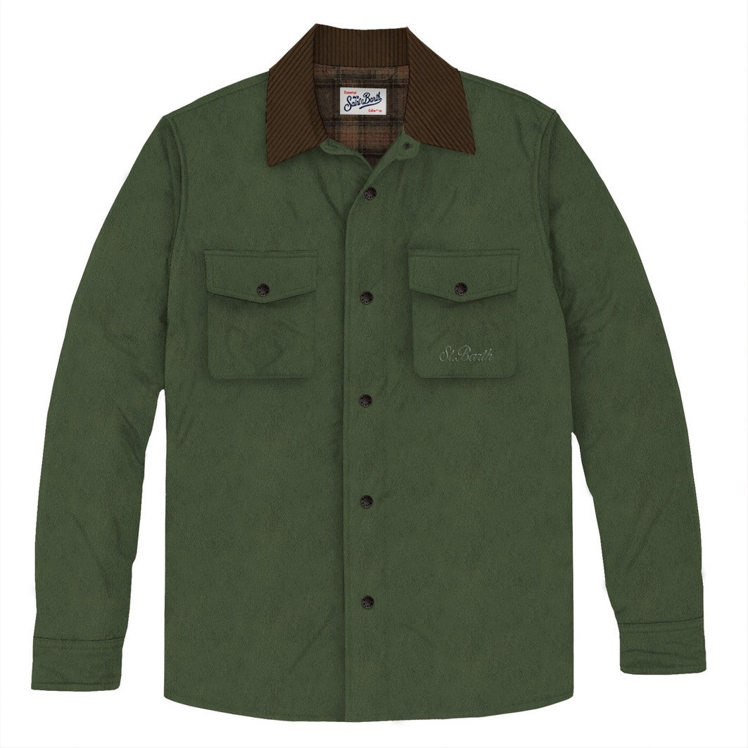 MC2 SAINT BARTH Giacca Uomo BEXLEY WAX-Militare