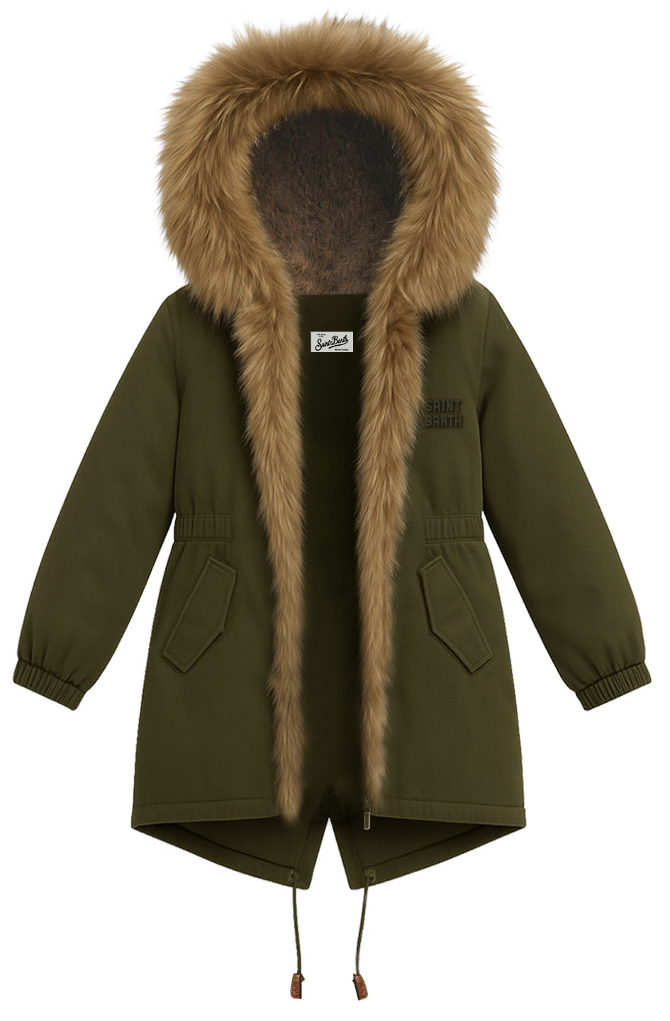 MC2 SAINT BARTH Parka Donna BRENNA WAX-Militare