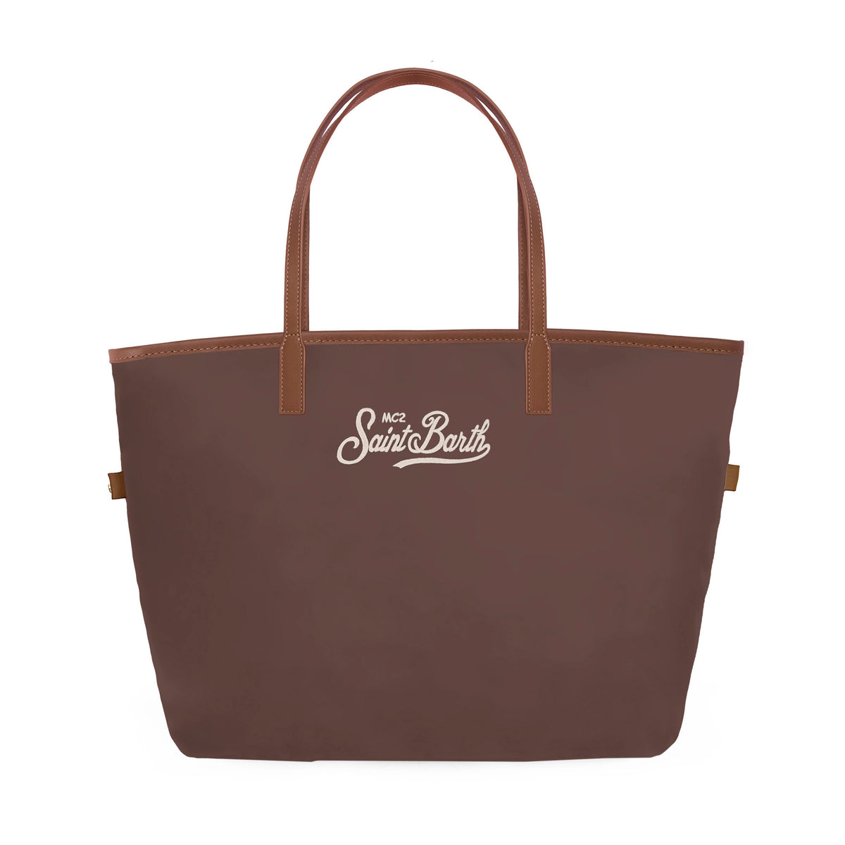 MC2 SAINT BARTH Borsa CITY BAG MID NYLON-Marrone