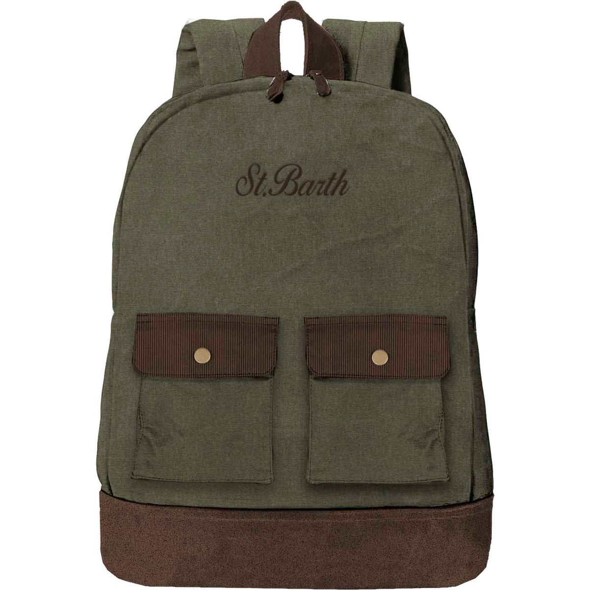 MC2 SAINT BARTH Zaino CODY WAX-Militare/Marrone