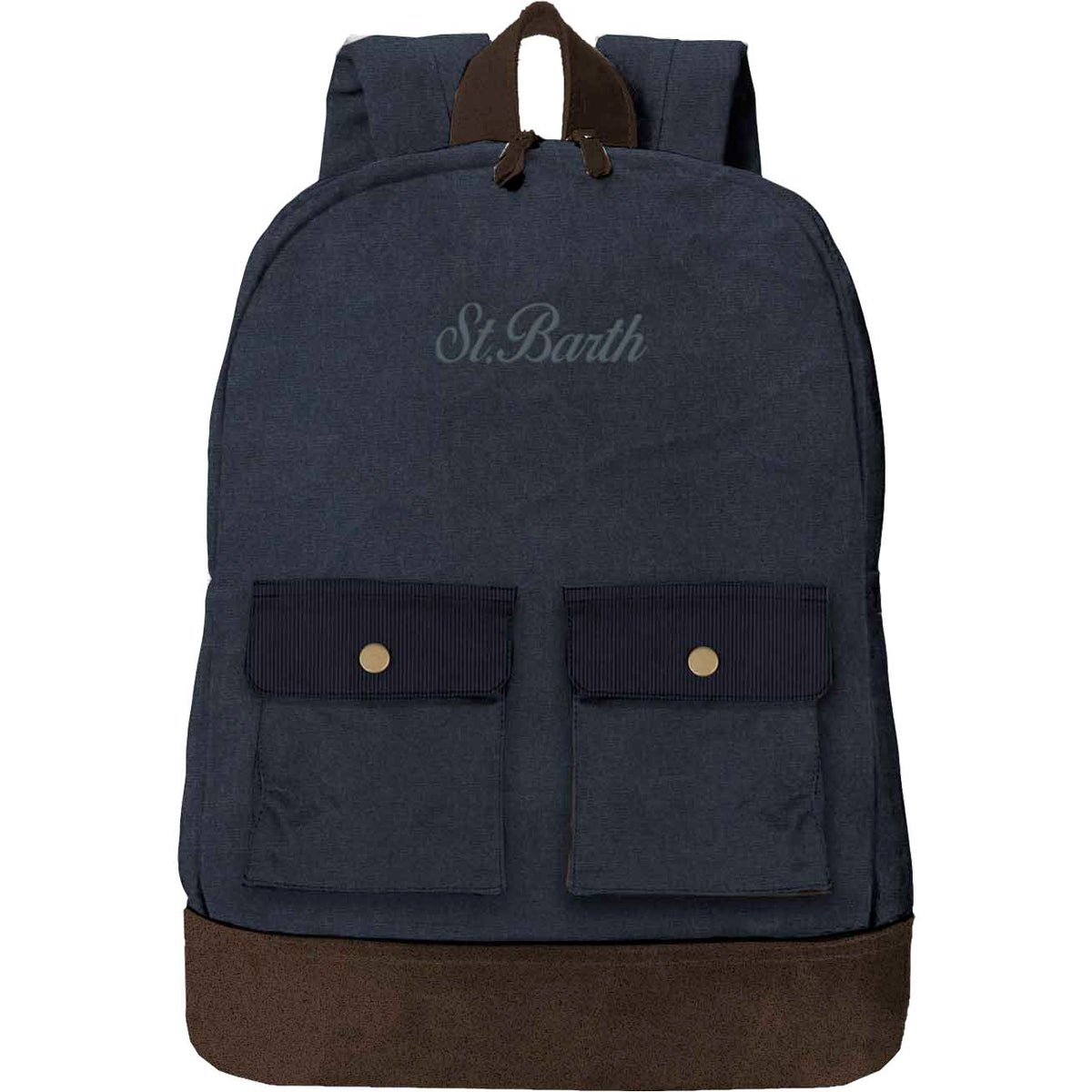 MC2 SAINT BARTH Zaino CODY WAX-Navy/Marrone
