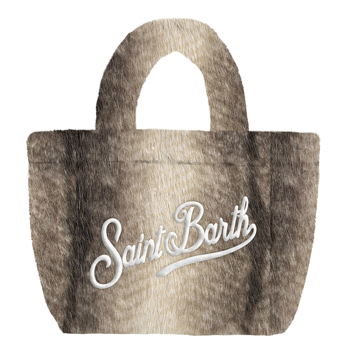 MC2 SAINT BARTH Borsa COLETTE SOFT FUR-Grigio