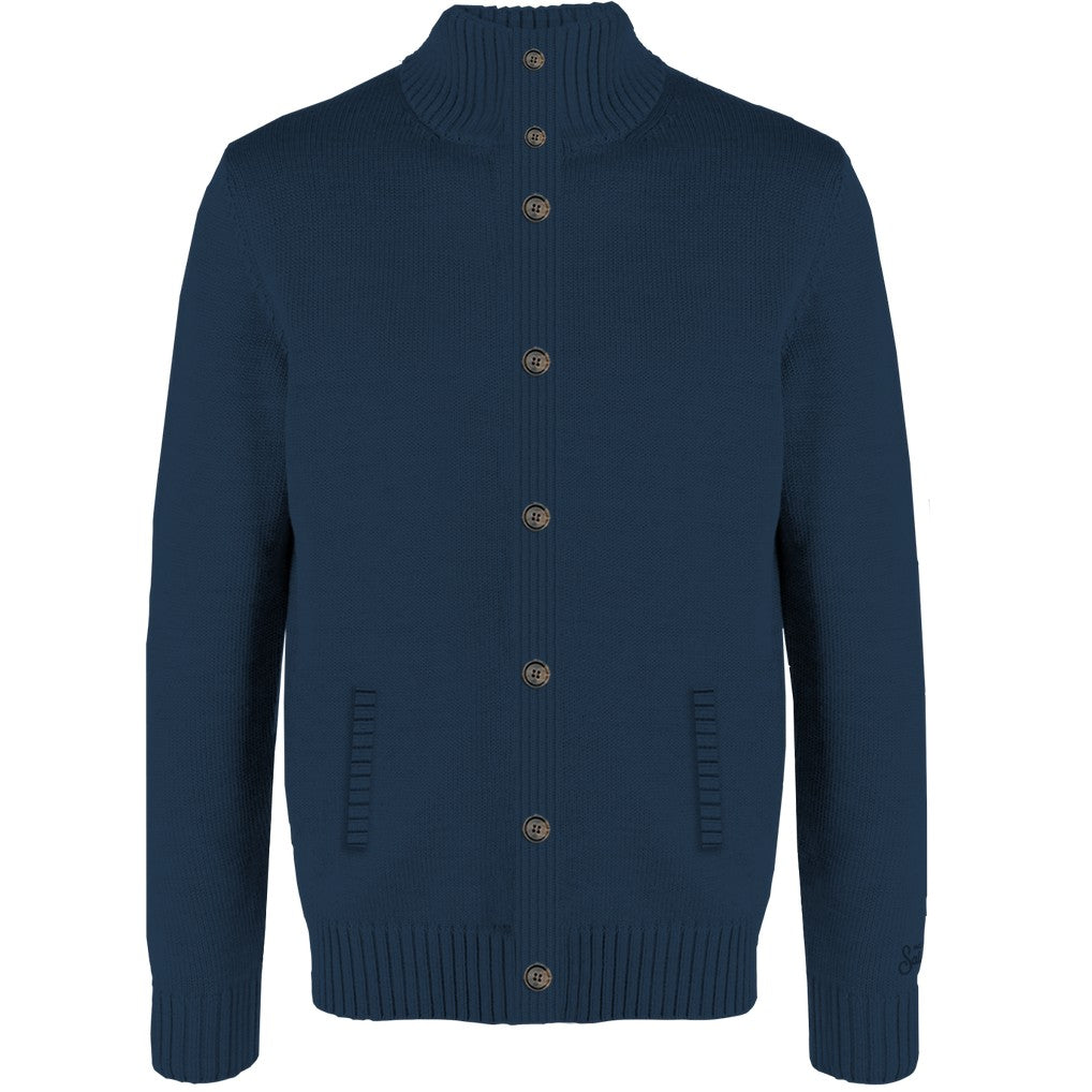 MC2 SAINT BARTH CARDIGAN Uomo Galway-Night Blue