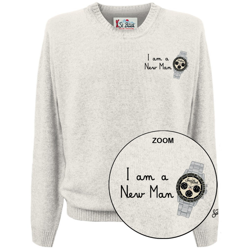 MC2 SAINT BARTH Maglione Uomo HERON LIGHT EMBRY-Watch Panna
