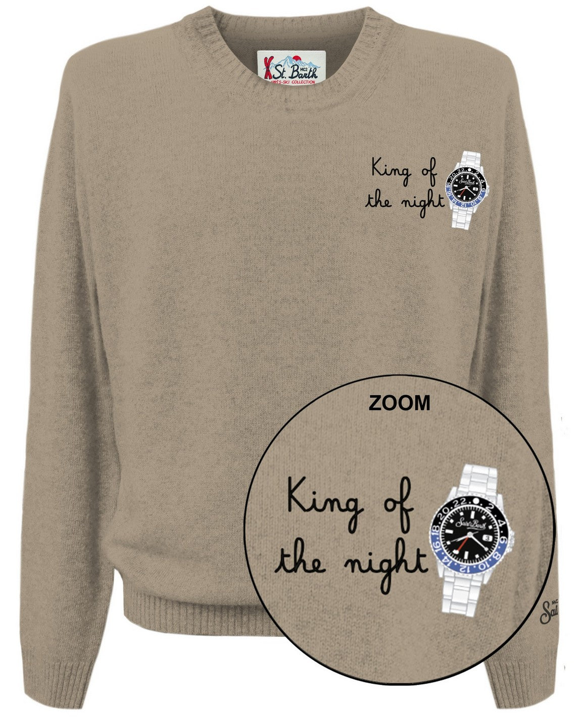 MC2 SAINT BARTH Maglione Uomo HERON LIGHT EMBRY-King Beige