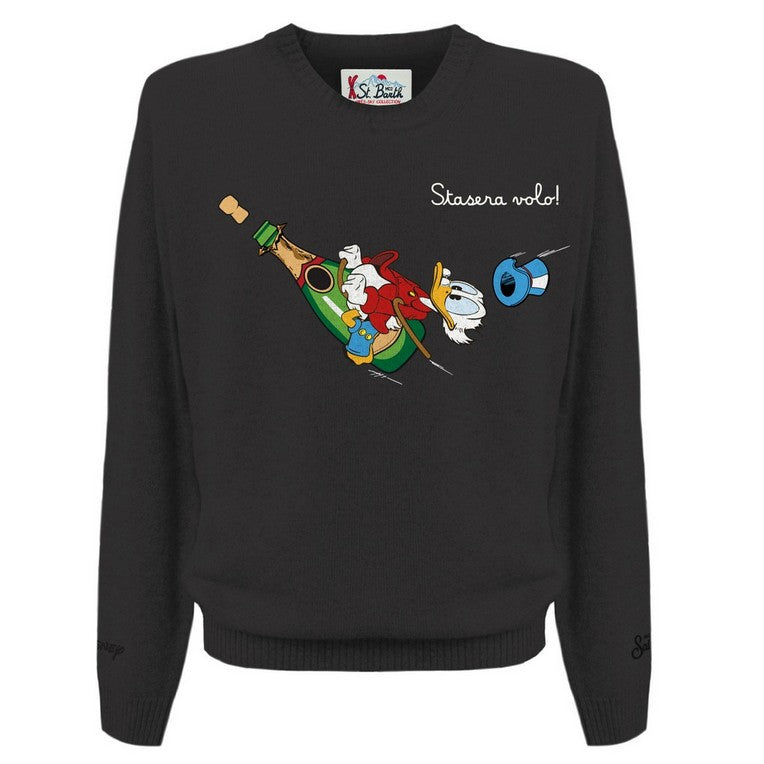 MC2 SAINT BARTH Maglione Uomo HERON LIGHT-Scrooge Nero