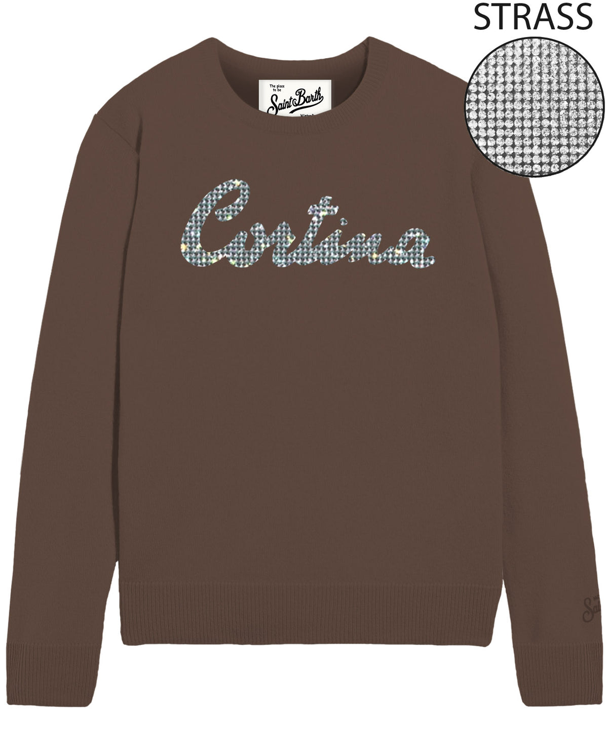 MC2 SAINT BARTH Maglione Donna NEW QUEEN-Cortina Marrone