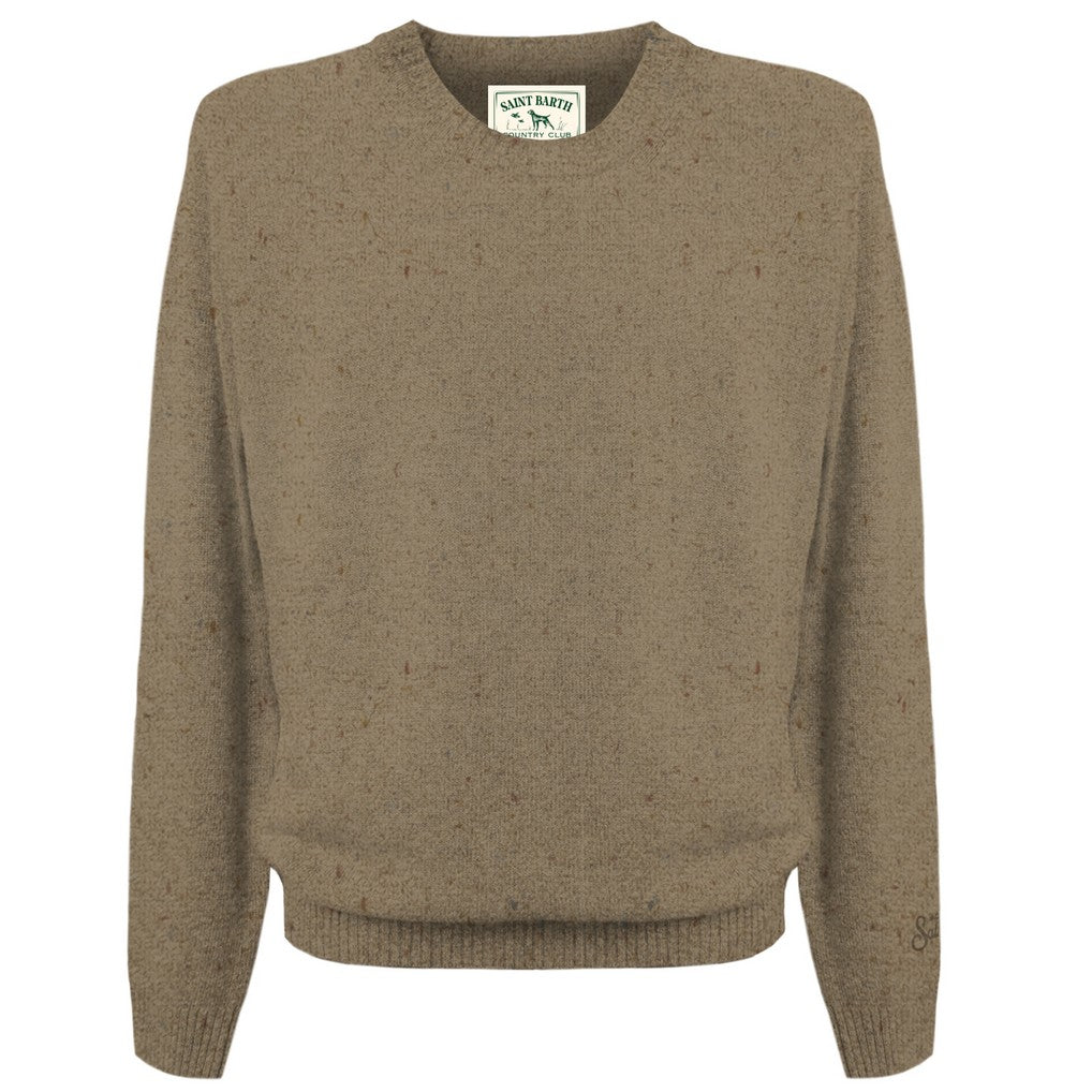 MC2 SAINT BARTH Maglione Uomo Regent Donegal-Kaki