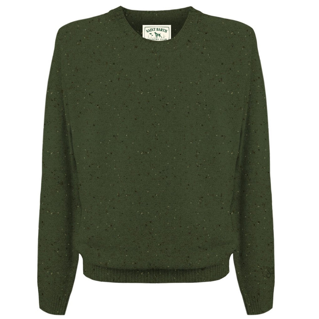 MC2 SAINT BARTH Maglione Uomo Regent Donegal-Military