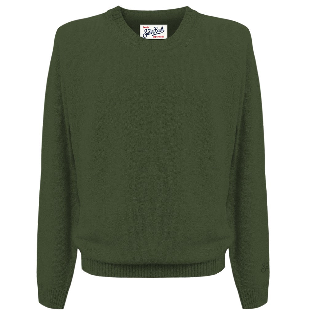 MC2 SAINT BARTH Maglione Uomo Regent Lambswool-Military