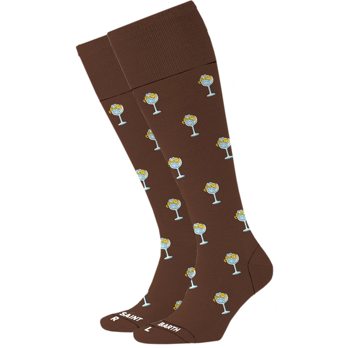 MC2 SAINT BARTH Calzini Uomo SOX N-Gin Marrone