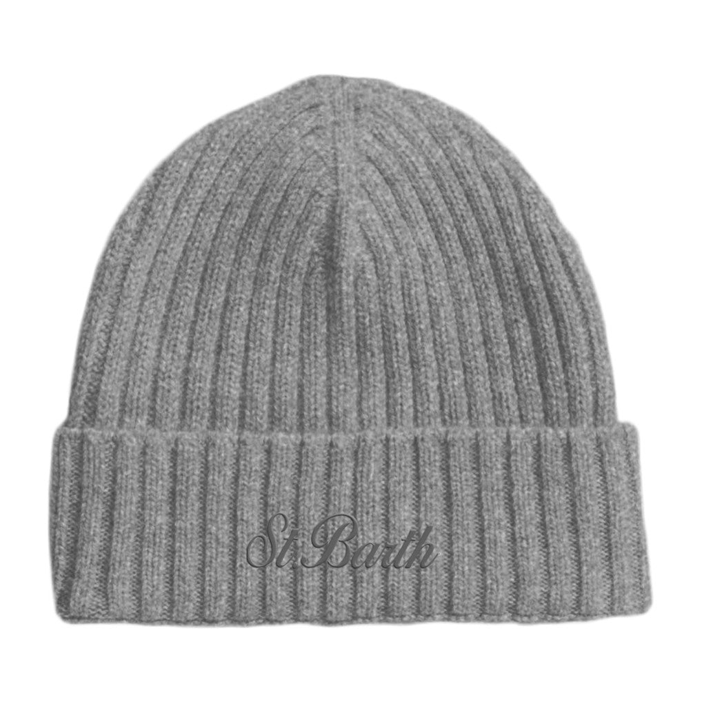 MC2 SAINT BARTH Berretto Uomo Wegen Wool-Grigio Melange