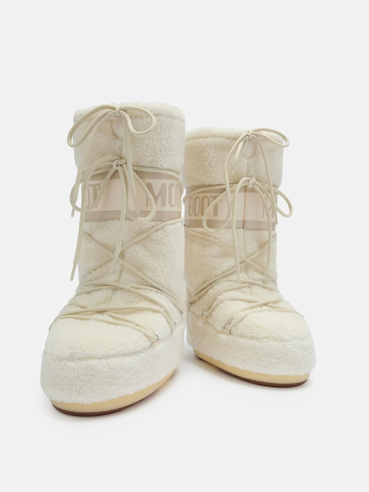 MOON BOOT Stivale Donna ICON FLEECE-Ice