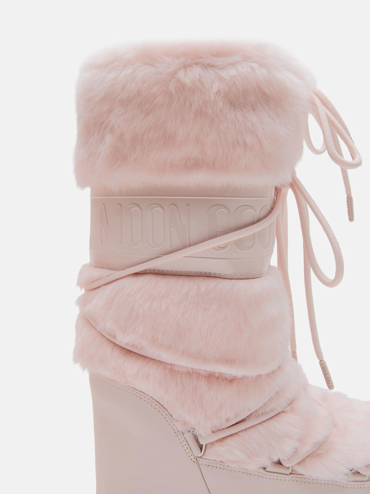MOON BOOT Stivale Donna ICON FAUX FUR-Dusty Pink