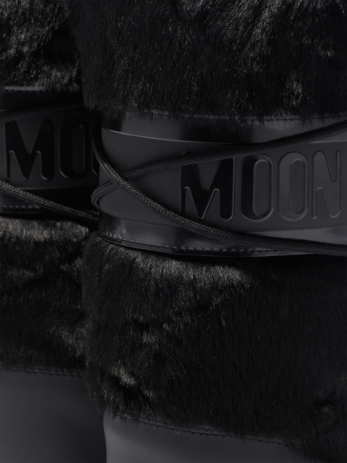 MOON BOOT Stivale Donna ICON FAUX FUR-Black