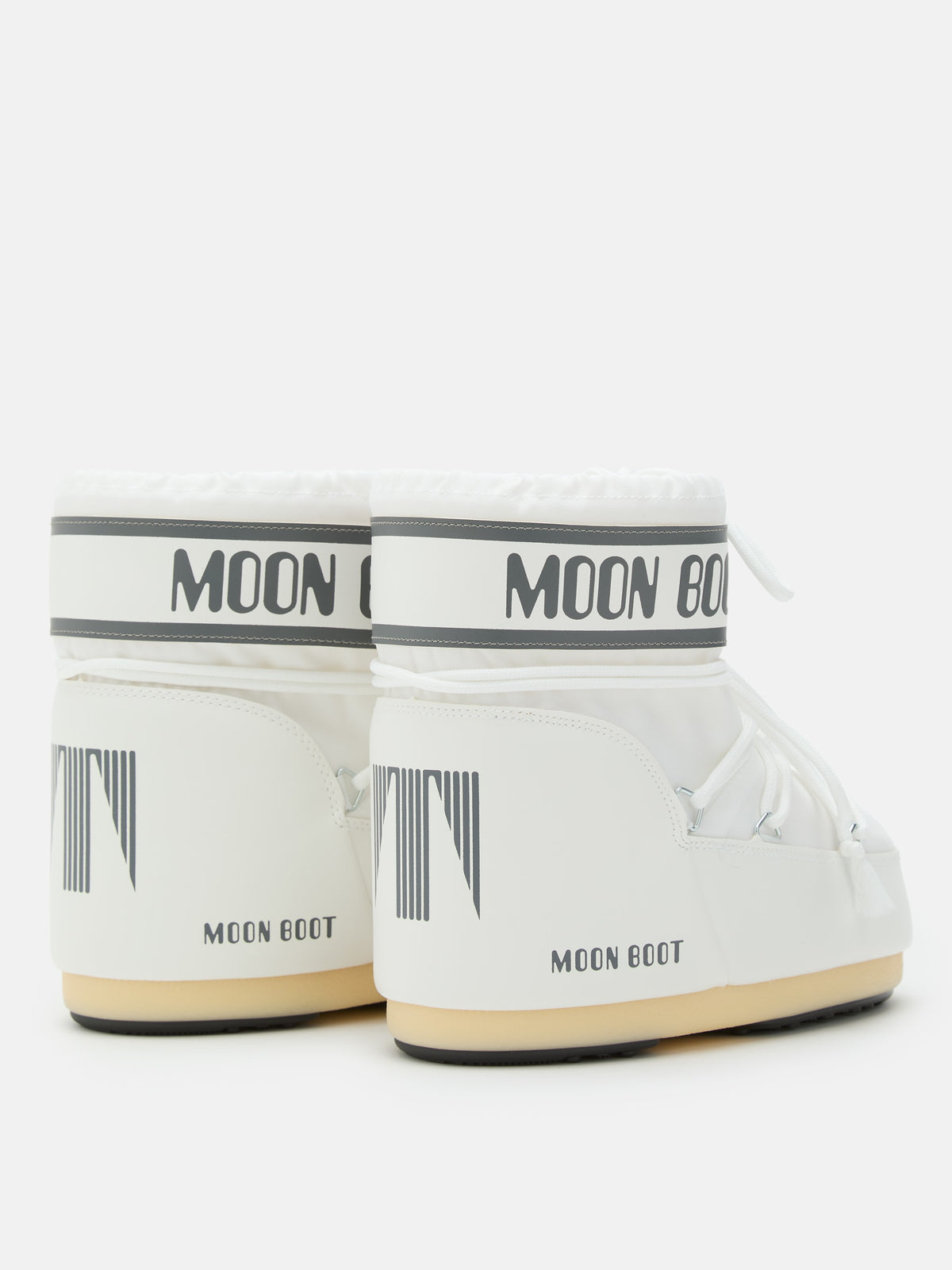 MOON BOOT Stivale Donna ICON LOW NYLON-White Mono
