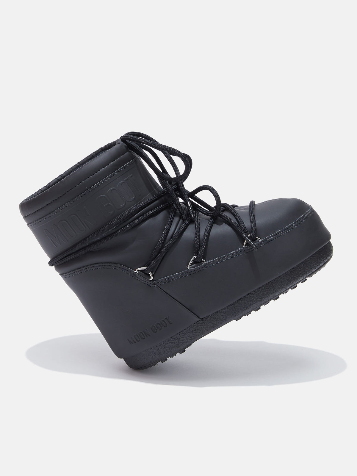 MOON BOOT Stivale Unisex ICON LOW RUBBER-Black