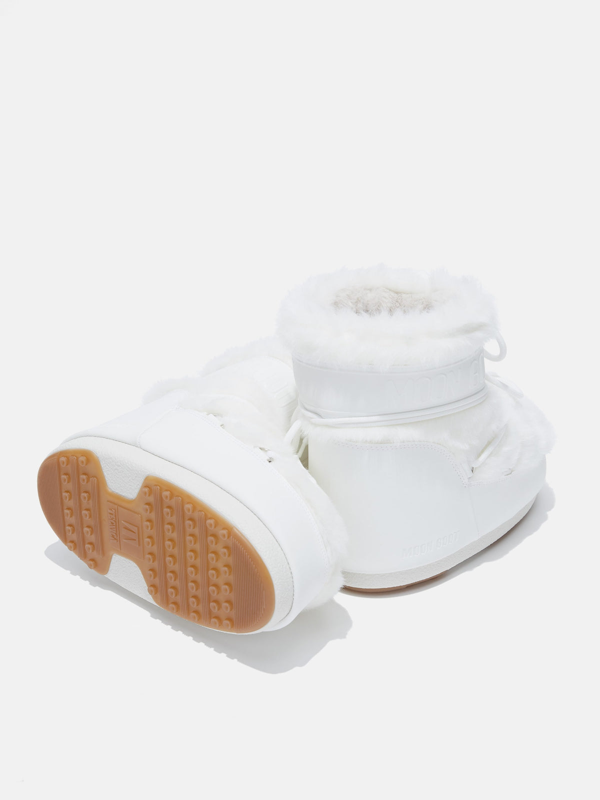 MOON BOOT Stivale Donna ICON LOW FAUX FUR-Optical White