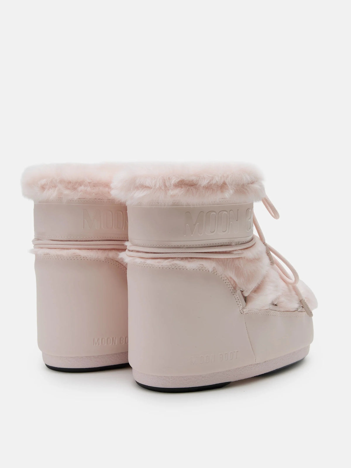 MOON BOOT Stivale Donna ICON LOW FAUX FUR-Dusty Pink