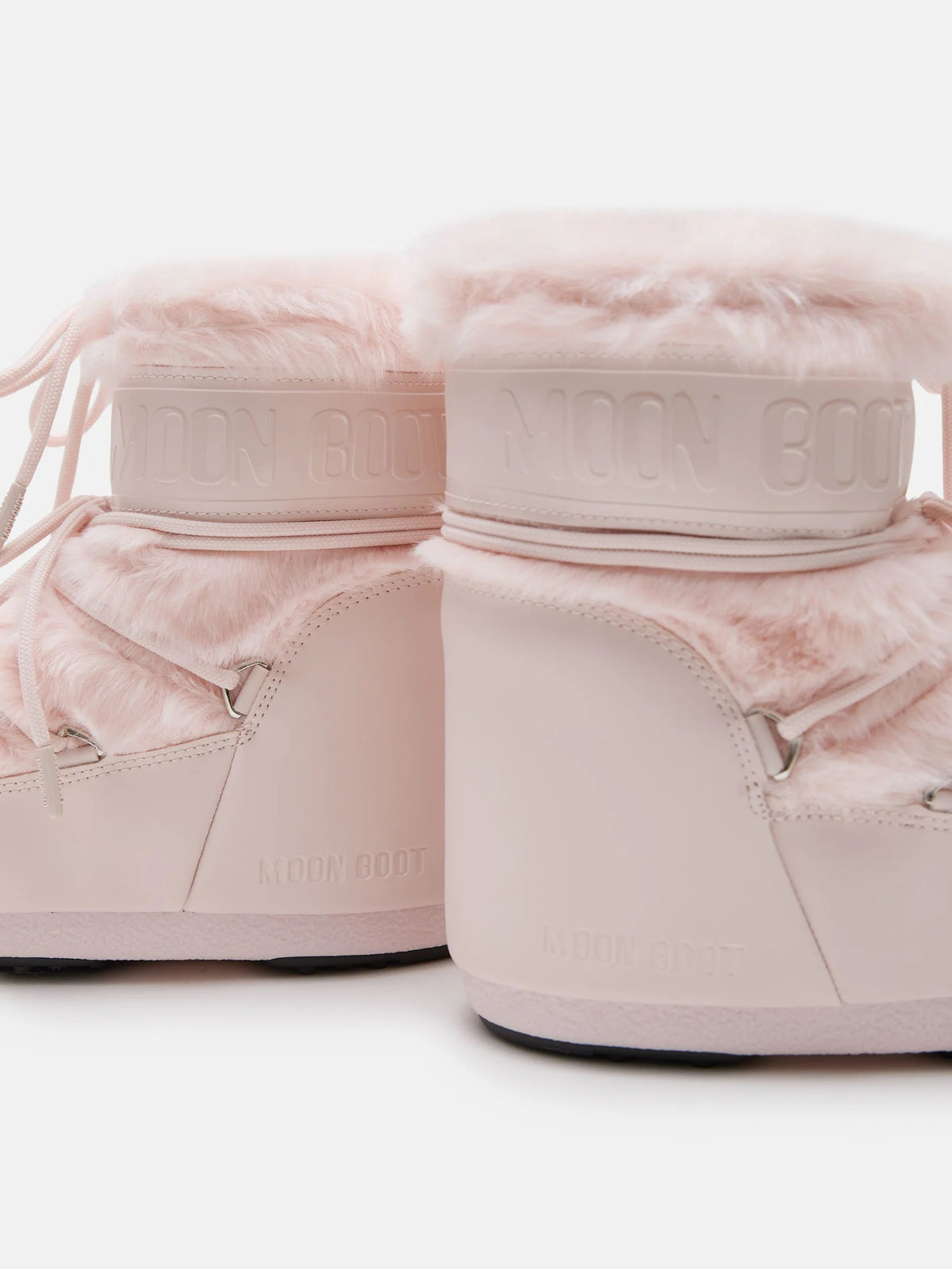MOON BOOT Stivale Donna ICON LOW FAUX FUR-Dusty Pink