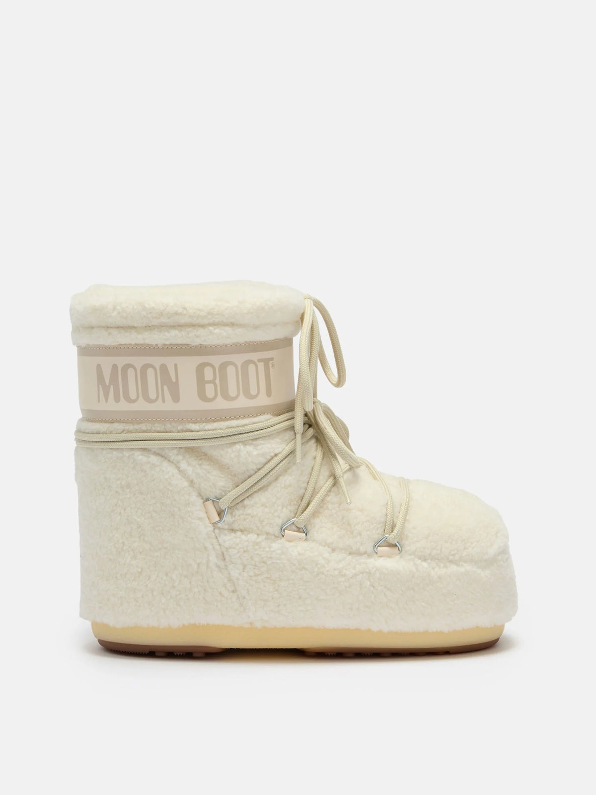 MOON BOOT Stivale Donna ICON LOW FLEECE-Ice