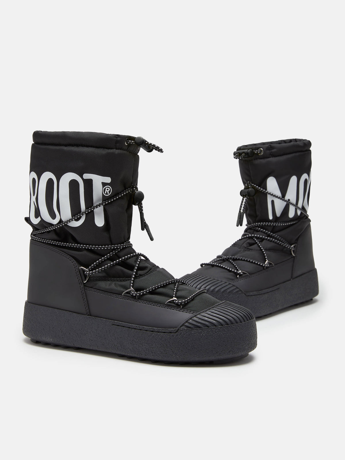 MOON BOOT Stivale Uomo MTRACK POLAR NYLON-Black