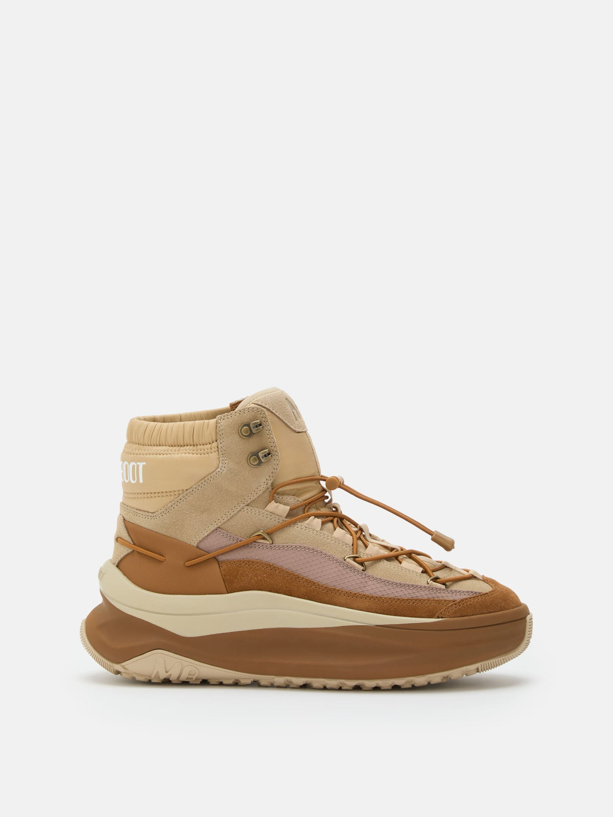 MOON BOOT Sneaker Uomo MOON247 XLACE MID-Safari