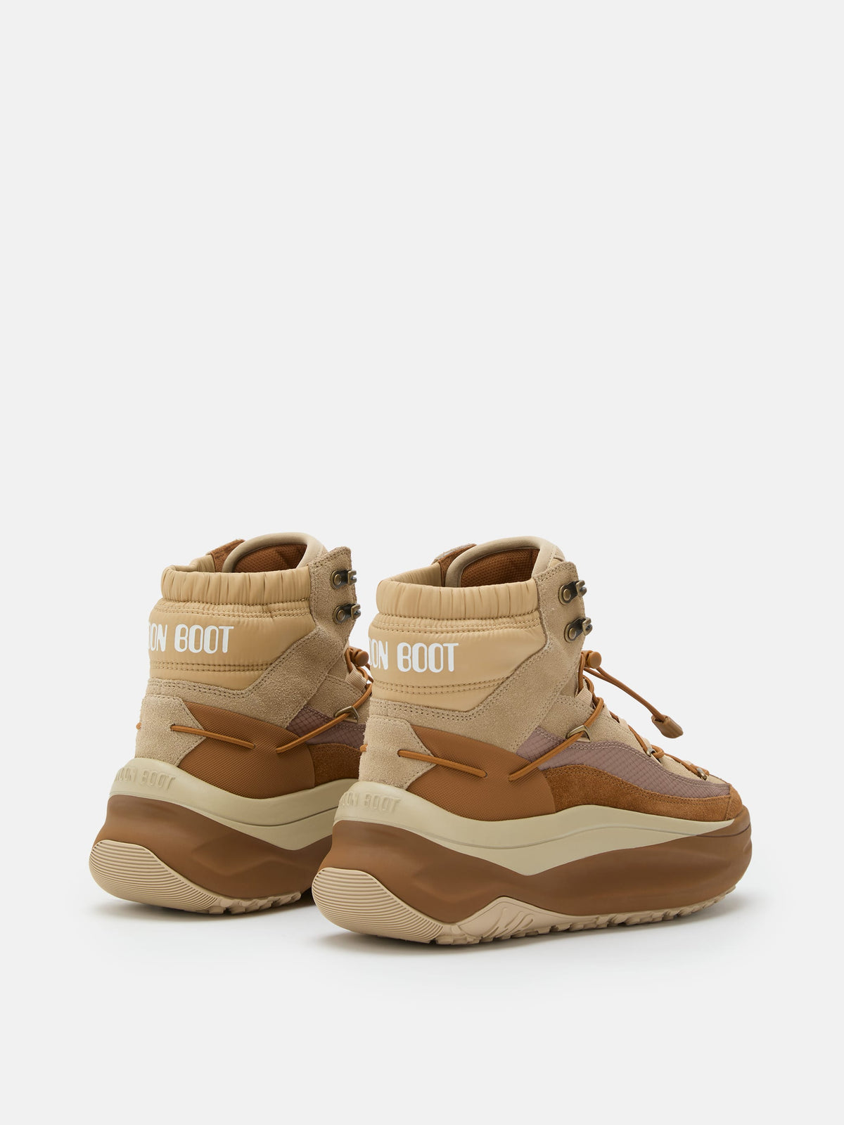 MOON BOOT Sneaker Uomo MOON247 XLACE MID-Safari