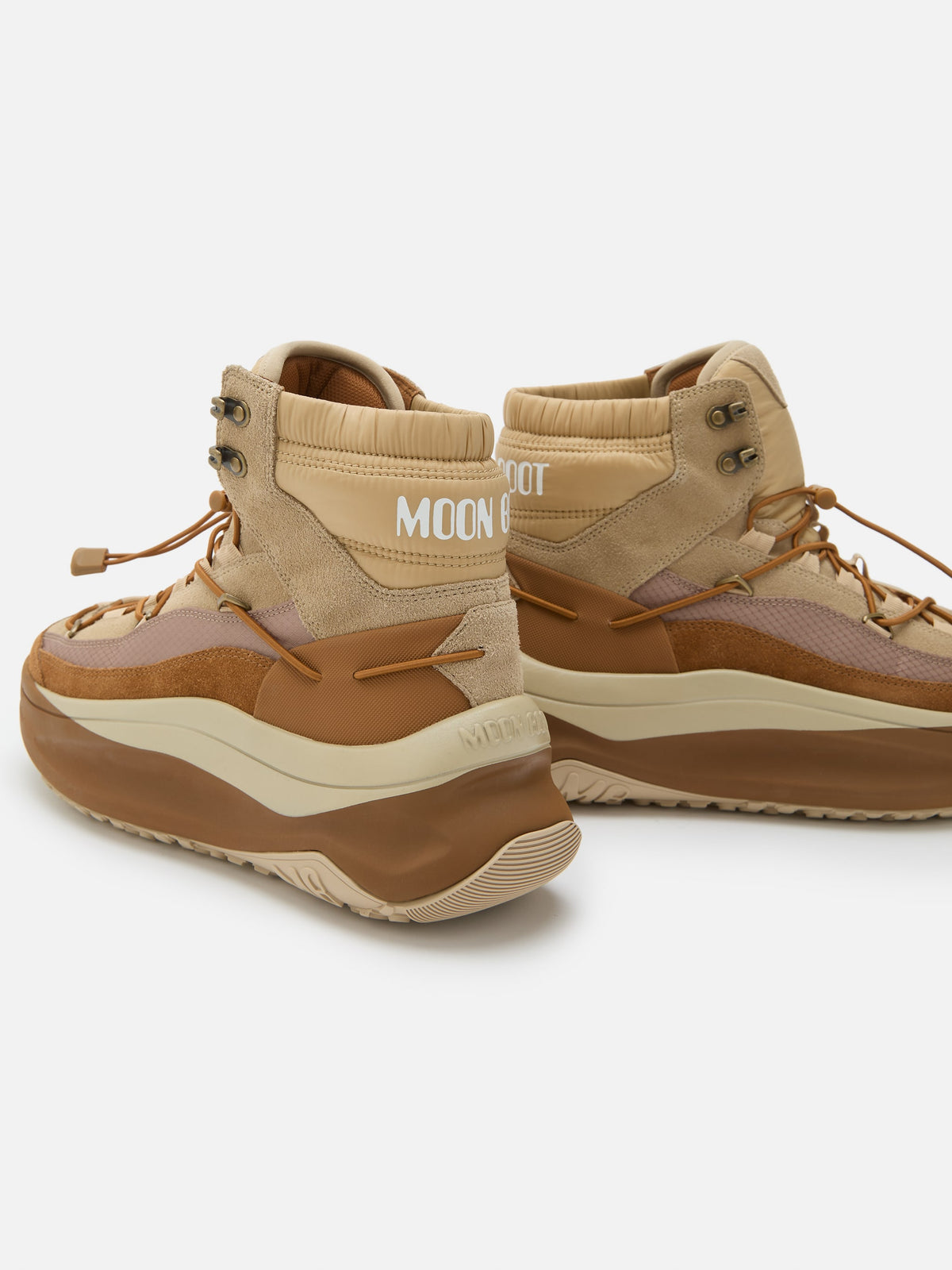 MOON BOOT Sneaker Uomo MOON247 XLACE MID-Safari