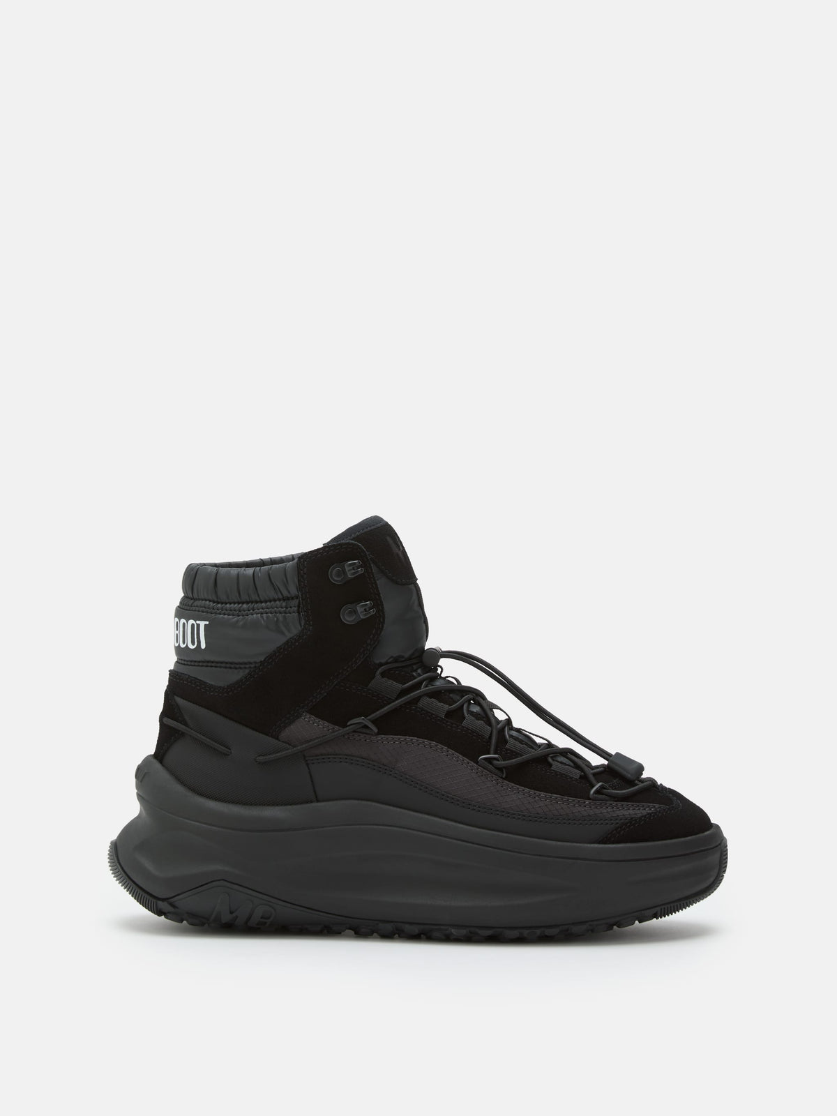 MOON BOOT Sneaker Uomo MOON247 XLACE MID-Black