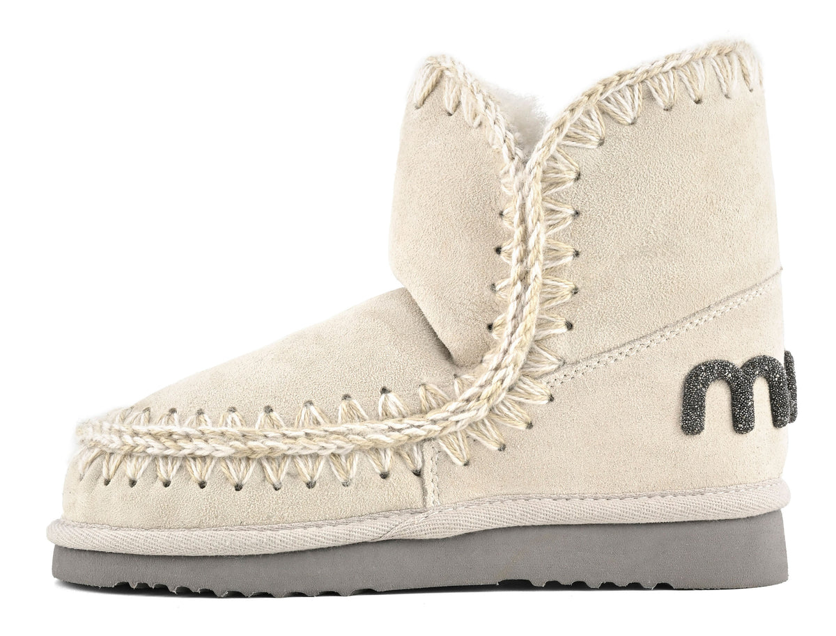 MOU Stivaletto Donna Eskimo 18 Glitter Logo-Chalk