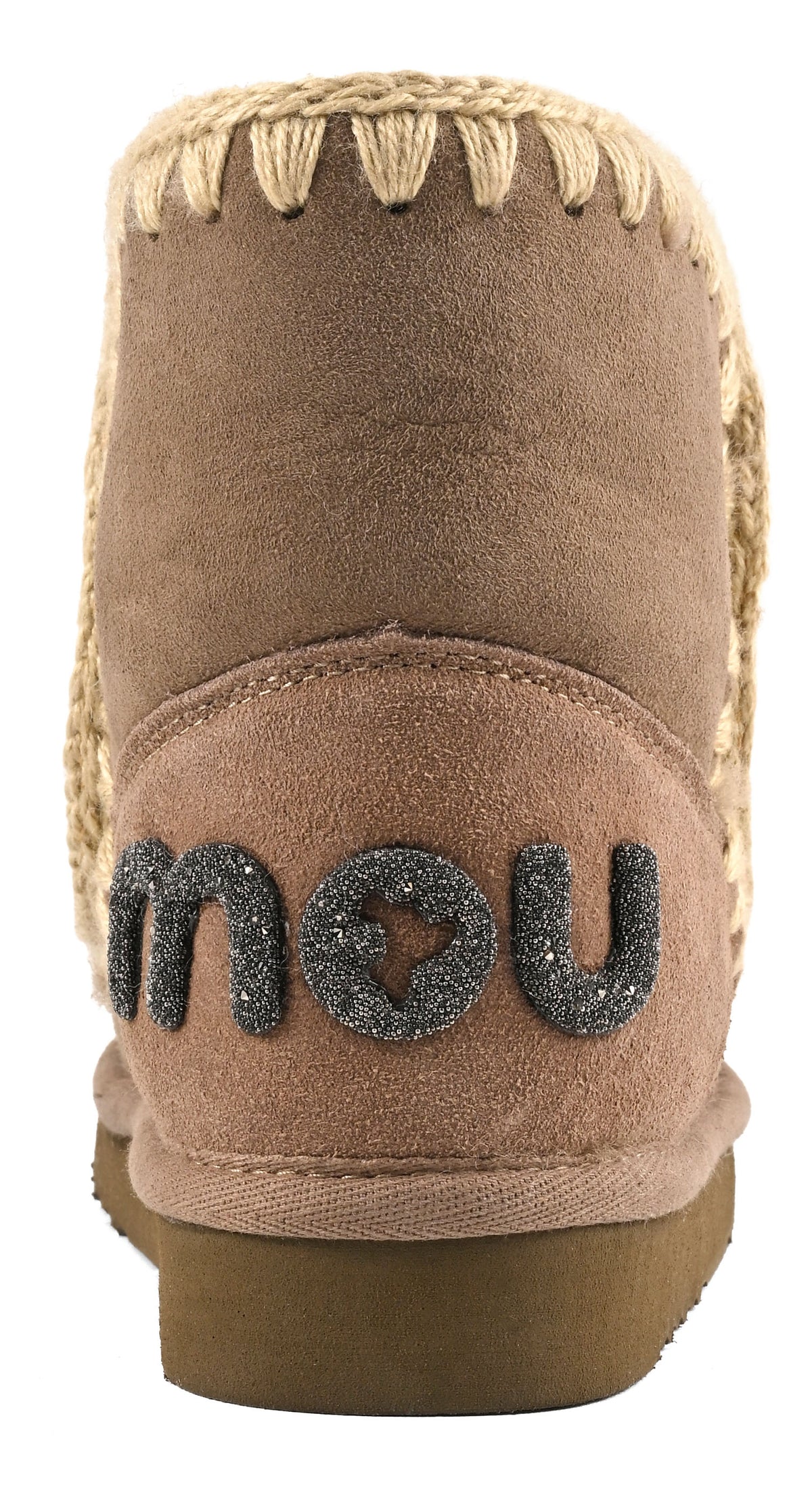 MOU Stivaletto Donna Eskimo 18 Glitter Logo-Elephant Grey