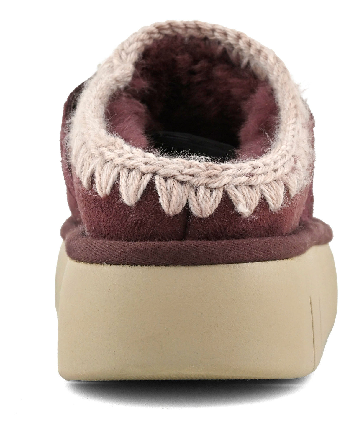 MOU Ciabatta Donna Bounce Clog Metal Logo-Cabernet