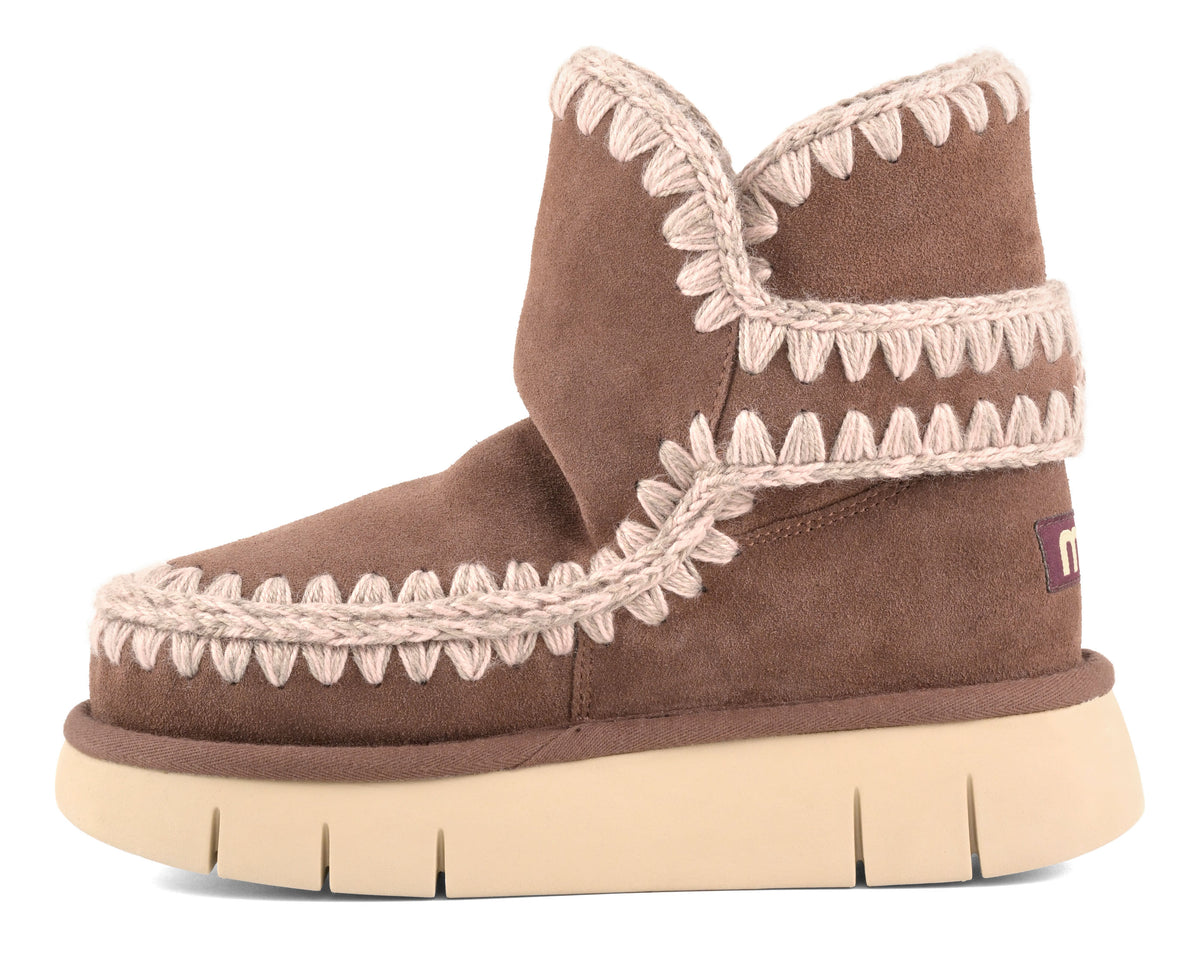 MOU Stivaletto Donna Bounce Boot Buckle Strap-Brown Pepper