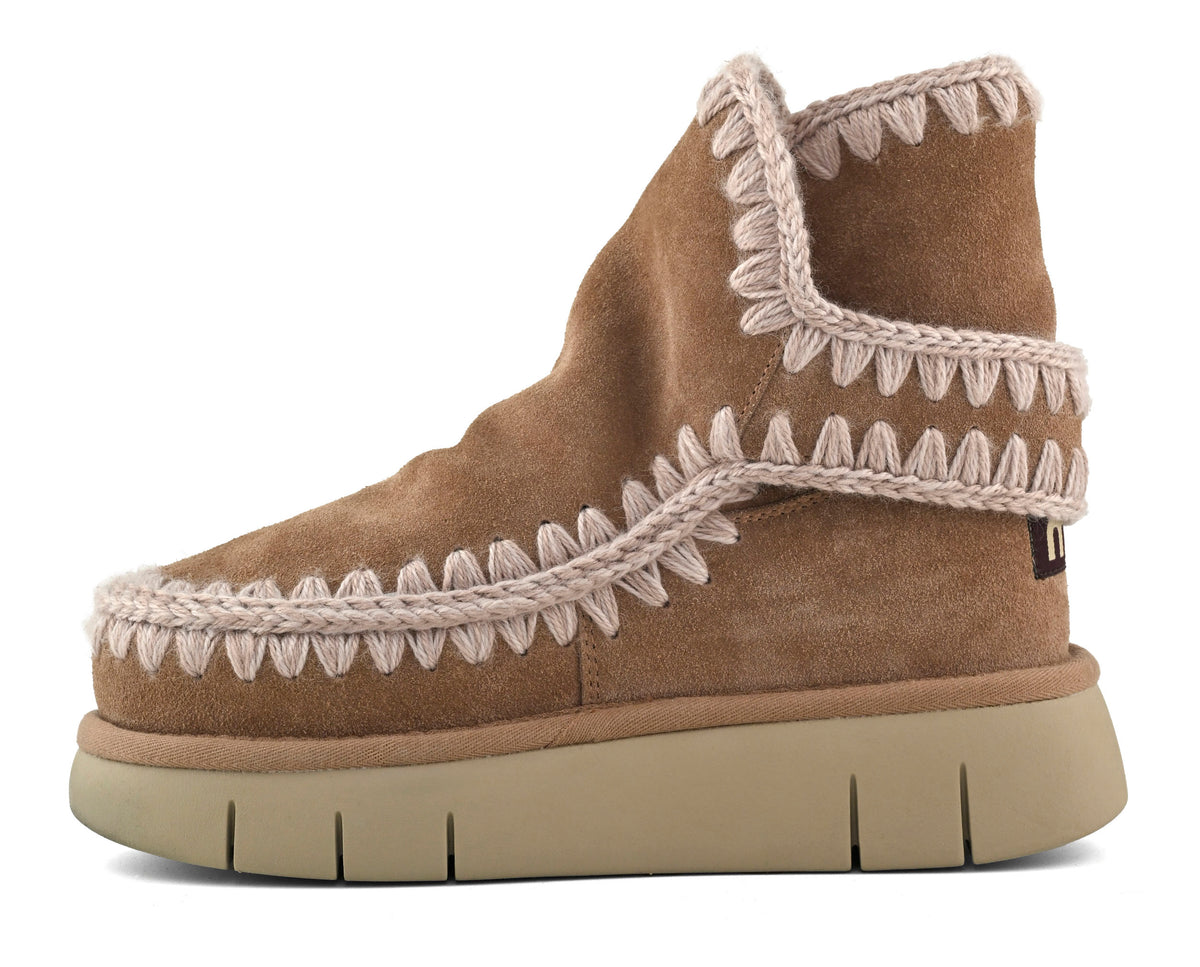 MOU Stivaletto Donna Bounce Boot Buckle Strap-Pink Brown