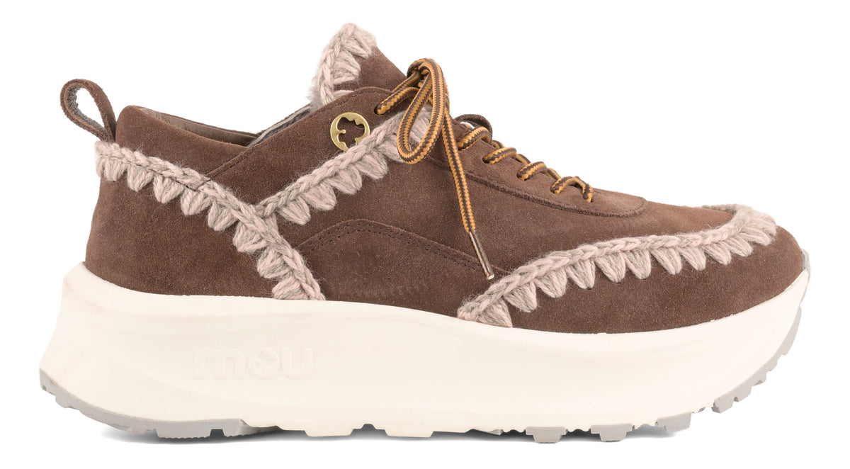 MOU Sneaker Donna SPEED ESKIMO Lace-Up-Brown Pepper