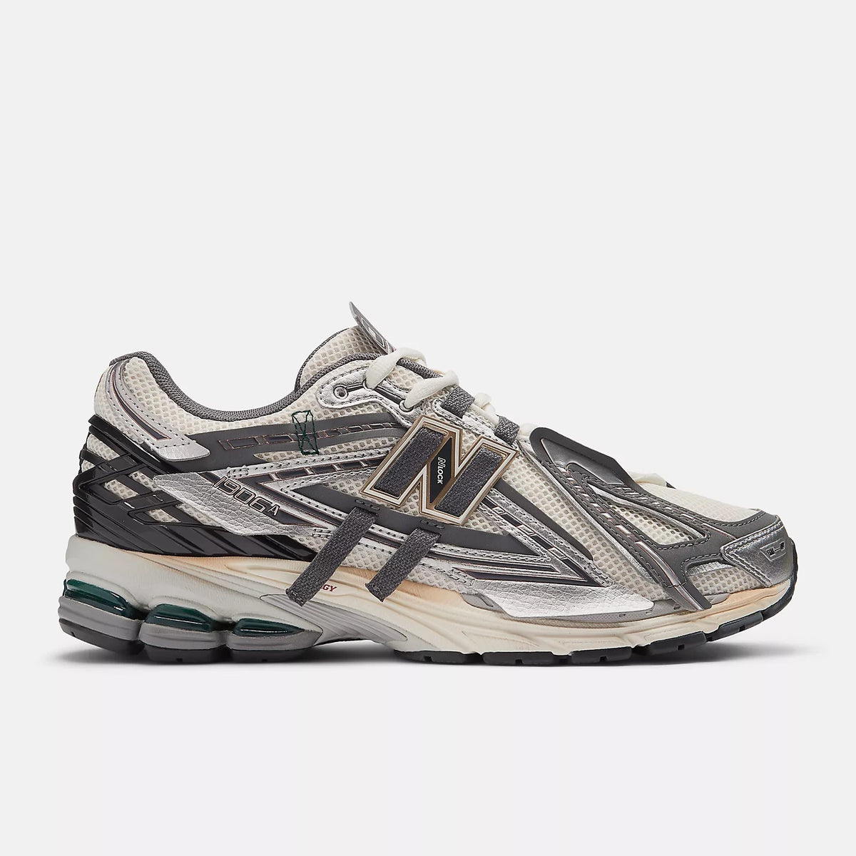 NEW BALANCE Sneaker Unisex 1906A-Silver Metallic/Castlerock/Gold Metallic