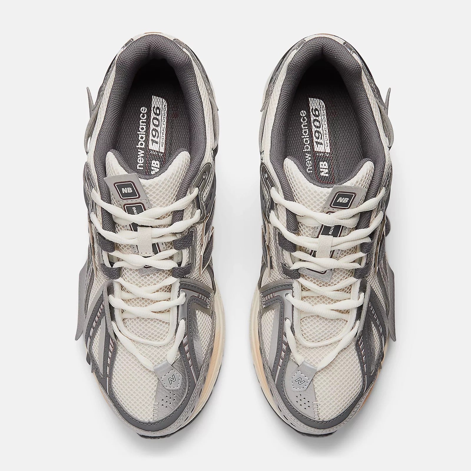 NEW BALANCE Sneaker Unisex 1906A-Silver Metallic/Castlerock/Gold Metallic