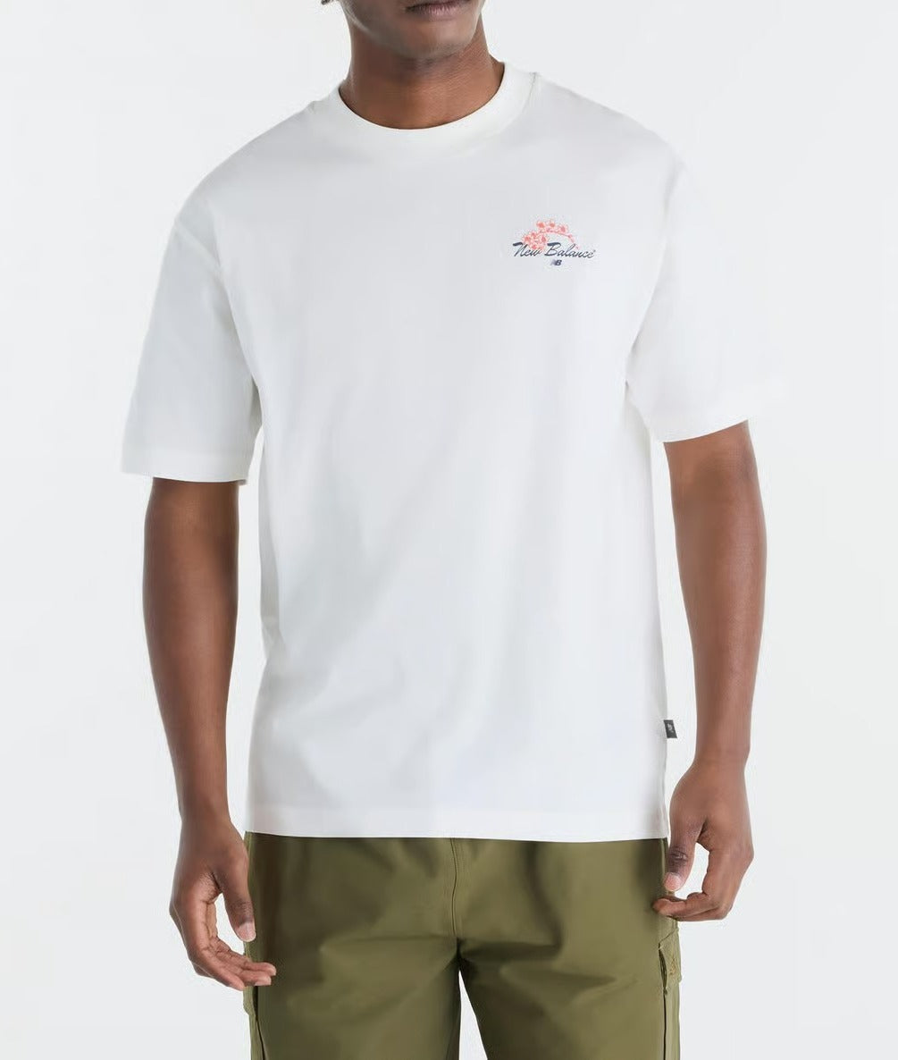 NEW BALANCE T-Shirt Uomo Grab A Bite Tokyo-Sea Salt