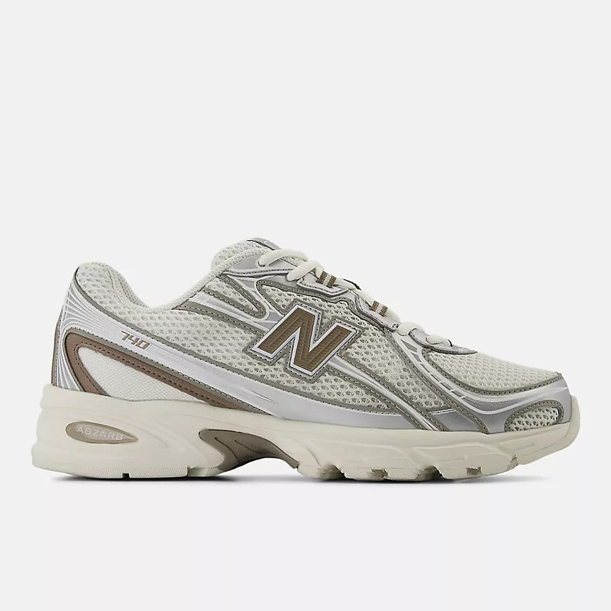 NEW BALANCE Sneaker Unisex 740-Sea Salt Arid Stone Silver Metallic