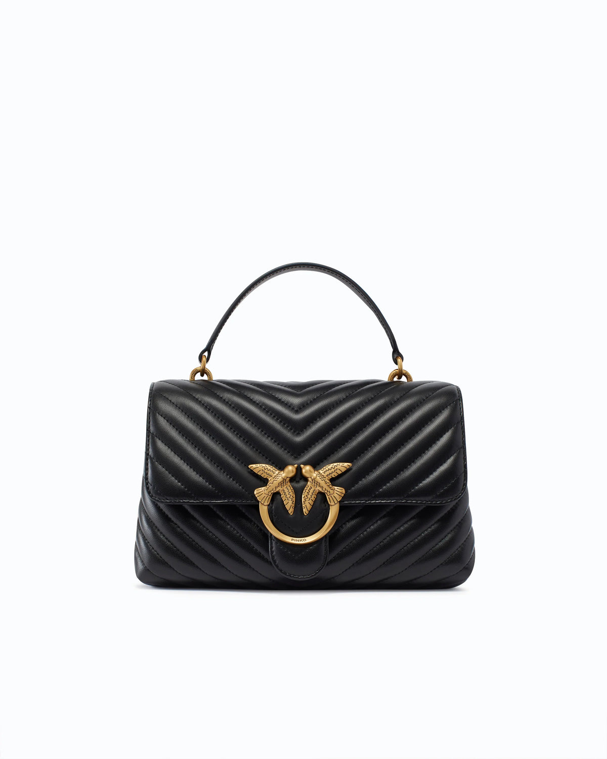 PINKO Borsa LOVE LADY PUFF CLASSIC-Nero/Gold