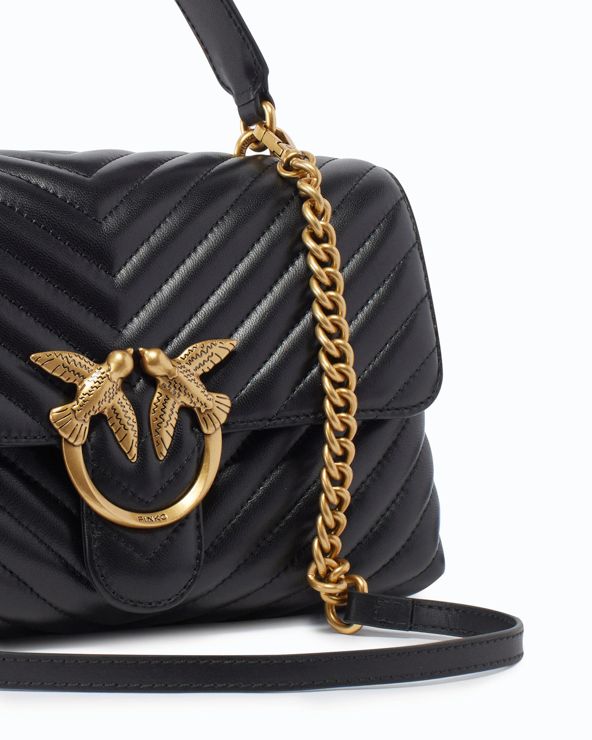 PINKO Borsa LOVE LADY PUFF CLASSIC-Nero/Gold